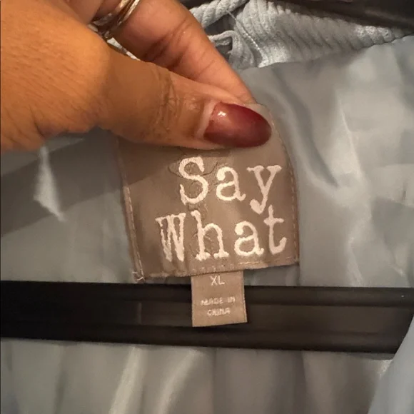 Women's Sky Blue Puffer Jacket - Picture 5 of 6